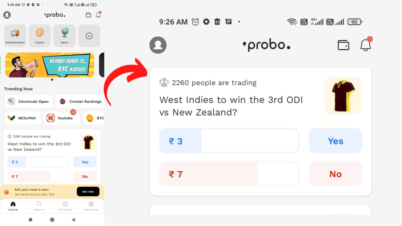 how to make money with probo app