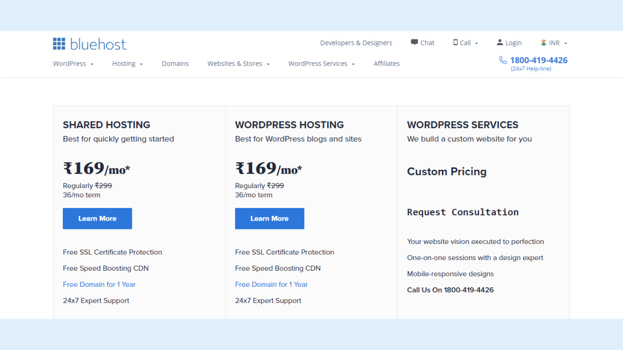 bluehost hosting