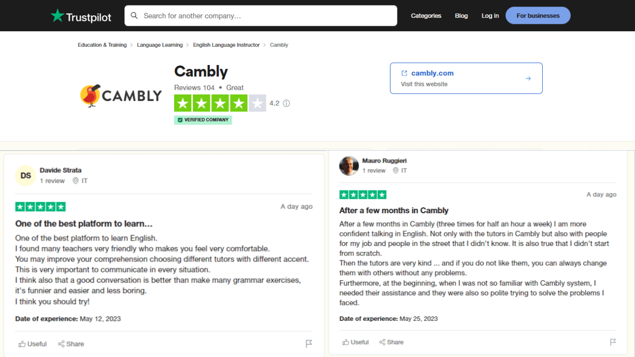 is cambly legit